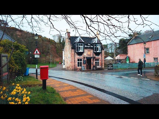 Rosemarkie Village and Fairy Glen Waterfalls Walk, Scottish Countryside 4K