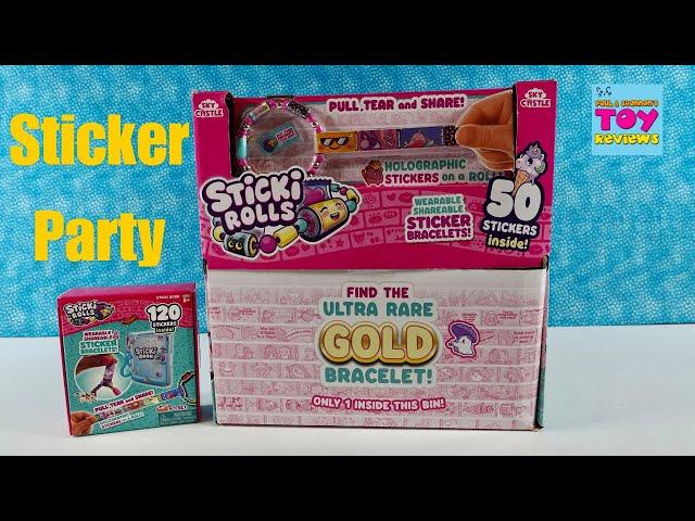 Sticki Rolls Blind Box Mystery Stickers Unboxing Review