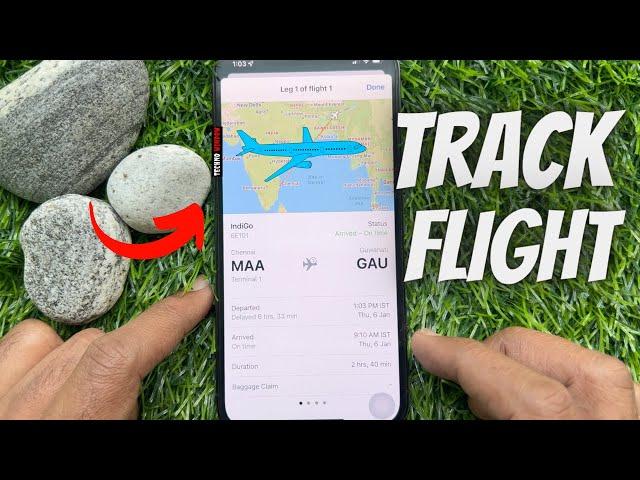 How to Track a Flight on Your iPhone | Track Flight iMessage ️