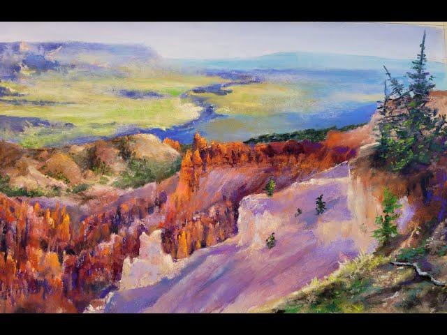 Bryce Canyon Overlook: Pastel Painting Demo