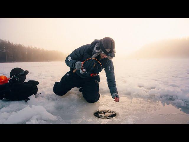 Icefishing in Grycksbo after Big Fish...