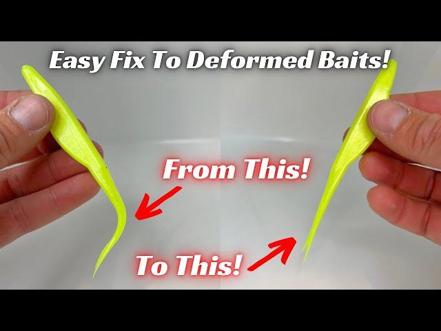 Easy Fix To Repair Deformed Plastic Baits!