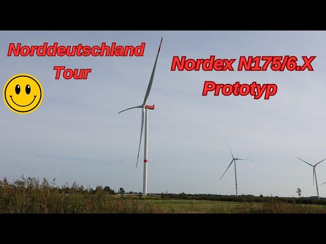 First prototype of the Nordex N175/6.X wind turbine, Janneby wind farm 17.09.2024