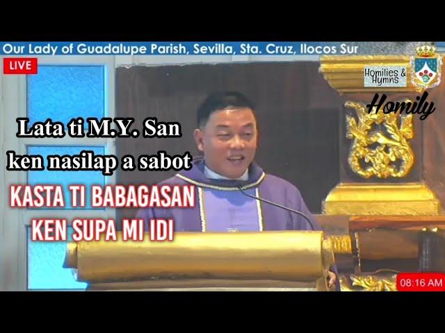 KURIPOT TI ILOCANO WENNO TALAGA NGA AWAN LANG? Ilocano Homily | Fr. Rufo Abaya