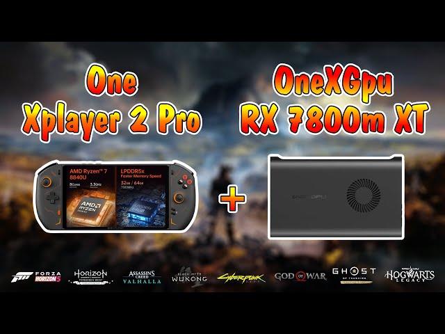 RYZEN 7 8840U + Radeon RX 7800M XT ONEXGPU 2