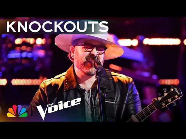 Adam David's Smoky Voice Transforms Allen Stone's "Unaware" | The Voice Knockouts | NBC