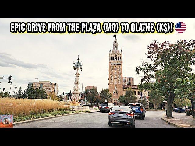 Epic Kansas City Road Trip: Driving from The Plaza (MO) to Olathe (KS)! 