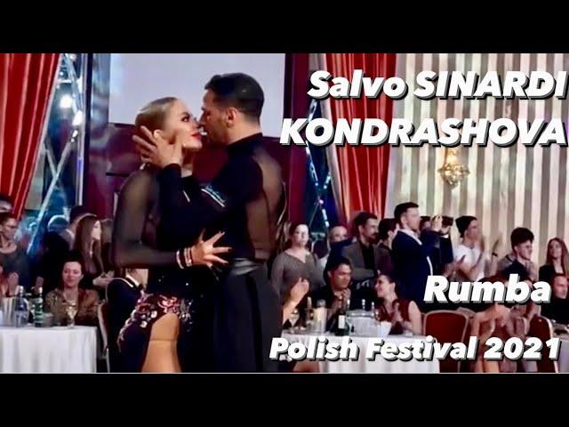 Salvo Sinardi & Alexandra Kondrashova | Polish Dance Festival 2021 | Rumba | WDC Amateur Latin