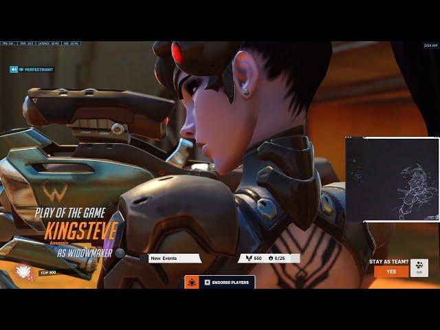 POTG! TOP 500 WIDOWMAKER IN COMPETITIVE - GALE WIDOWMAKER GAMEPlAY SEASON 7