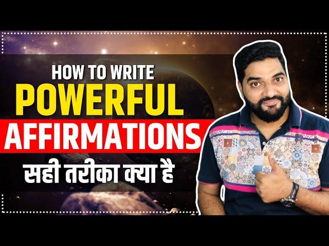 Right Technique To Write Affirmations Law of Attraction | Live Book Workshop by Amit Kumarr