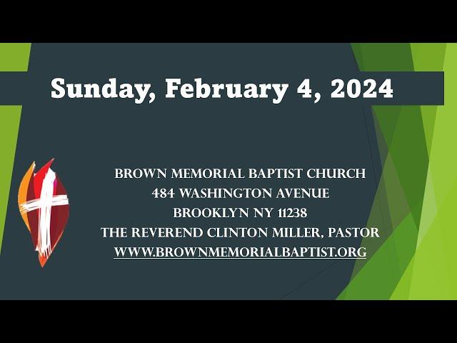 "The Filtering of our Faith", Rev. Clinton Miller, Sunday, February 4, 2024