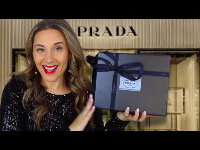 PRADA UNBOXING  NEW HOLIDAY BAG  VLOGMAS DAY 1 