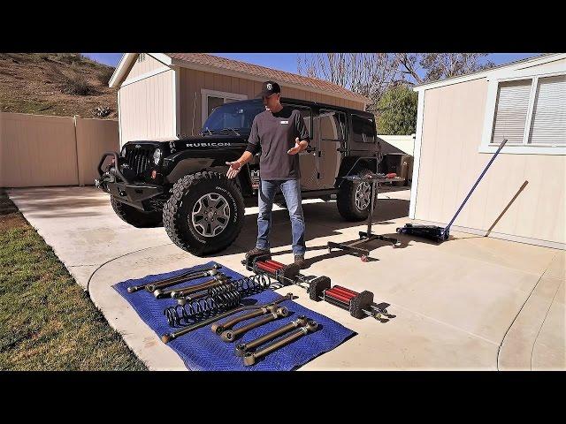 Jeep Wrangler JKU Suspension UPGRADE Game Changer 6Pak DIY - Lift Kit