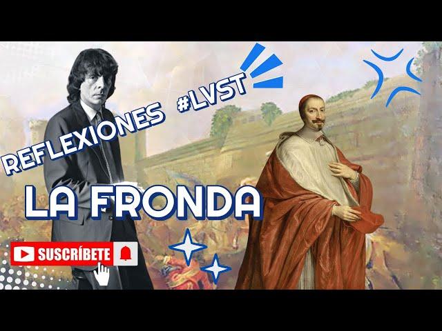 ¡IMPERDIBLE!  REFLEXIÓN ÚNICA DE ALEJANDRO DOLINA: LA FRONDA, REVUELTA  CONTRA EL CARDENAL MAZZARINO