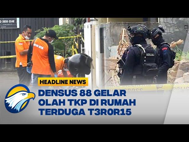 Situasi Terkini Olah TKP Terduga T3r0r15 di Batu Malang - [Headline News]