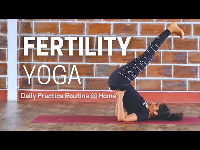 Free Online Yoga for Fertility  l Powerful Yoga Asanas for Boosting Fertility  l Preconceiving Yoga