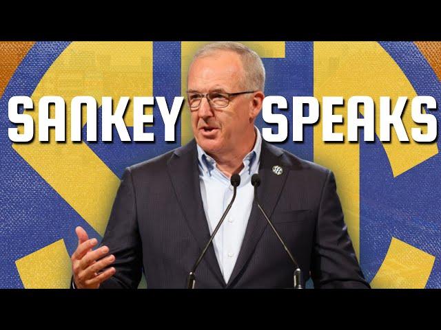 SEC Commissioner Greg Sankey SPEAKS at SEC Spring Meetings