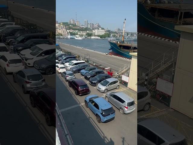 Автомобили из Японии разгрузились во Владивостоке!