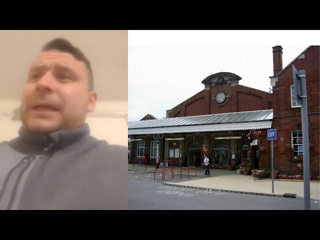 ANDY SMITH APPROACHED BY TROLLS AT BRIDLINGTON TRAIN STATION