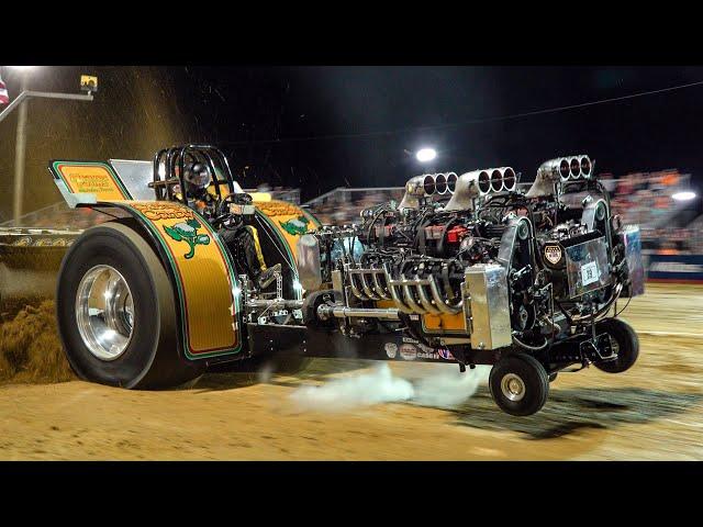 Tractor Pulling: Super Modified Tractors. The Pullers Championship 2024 (saturday)