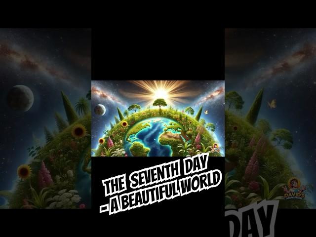 The Seventh Day of Creation - God Rests #christianyoutube #animatedbible #biblestory #love #creation