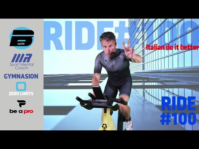 Ride Fartlek n. #100 B-Cycle On Demand, lezione di Spinning Indoor Cycling con Moreno Ruspi