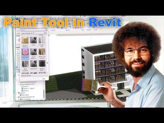 Paint Tool in Revit Tutorial