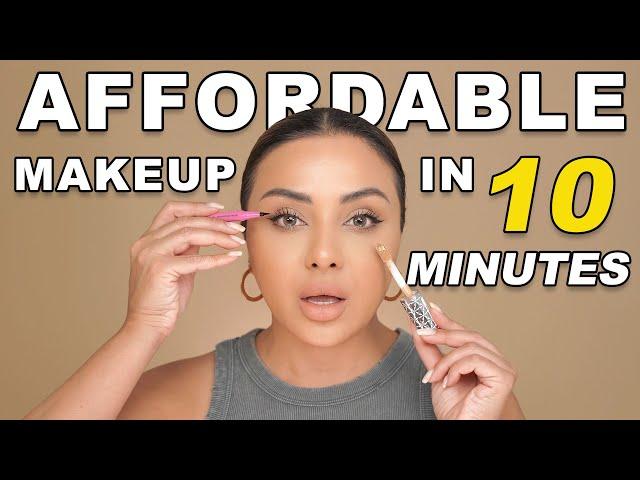 DRUGSTORE Everyday 10 Minute Makeup Routine 2024 | Nina Ubhi