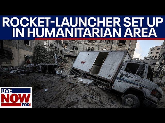 Israel-Hamas war: Terrorists set up rocket launcher in Gaza humanitarian zone | LiveNOW from FOX
