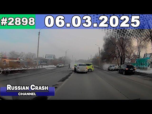 ДТП. Подборка на видеорегистратор за 06.03.2025 Март 2025