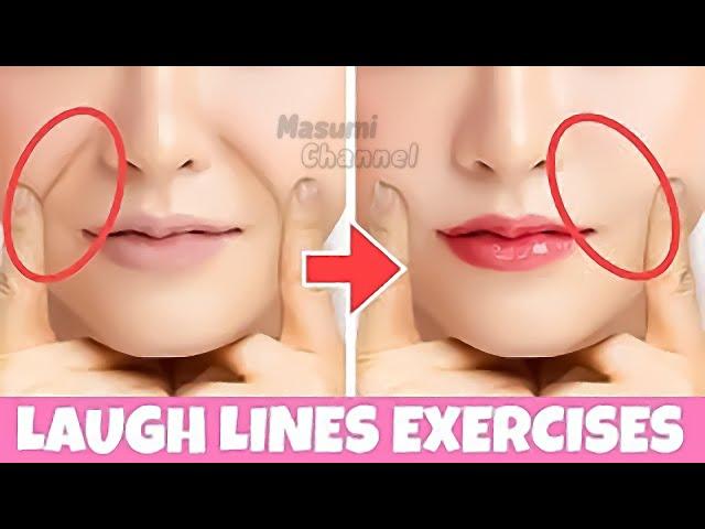 8MINS SMILE LINES Facial Exercises (Nasolabial Folds/ Laugh Lines) | Lift Jowls, Sagging Cheeks