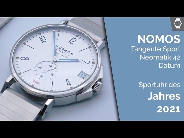 Uhr des Jahres 2021 | Nomos Tangente Sport neomatik 42 Datum |  ARMBANDUHREN – Das Magazin