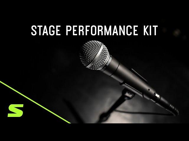 Shure Stage Performance Kit: SM58 + XLR Cable + Mic Stand