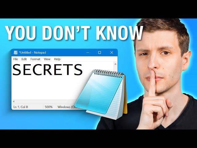 Secrets of Windows Notepad