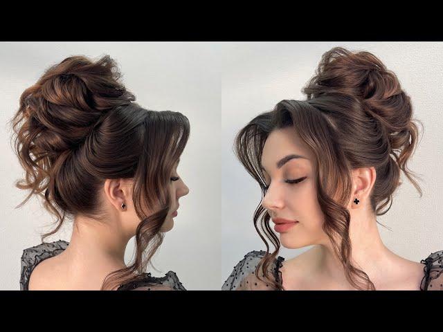 MOST popular UPDO hairstyle tutorial for medium hair