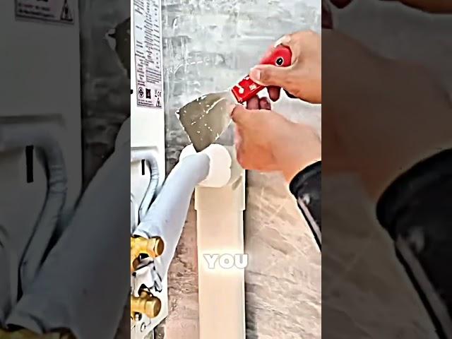 Sealing the Deal: Perfecting Your AC Installation.#shorts #airconditioner