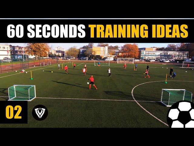 02 | 60 Seconds Training Ideas  | Football - Soccer Exercises | Thomas Vlaminck