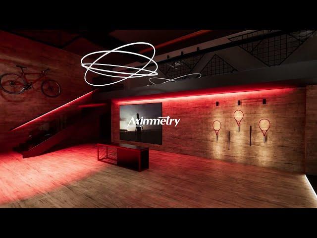 Sport Store, Unreal Engine virtual stock set | Aximmetry