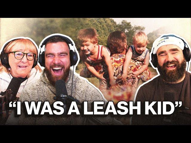 Travis and Jason ask their mom about the moment she realized Travis needed a leash as a kid