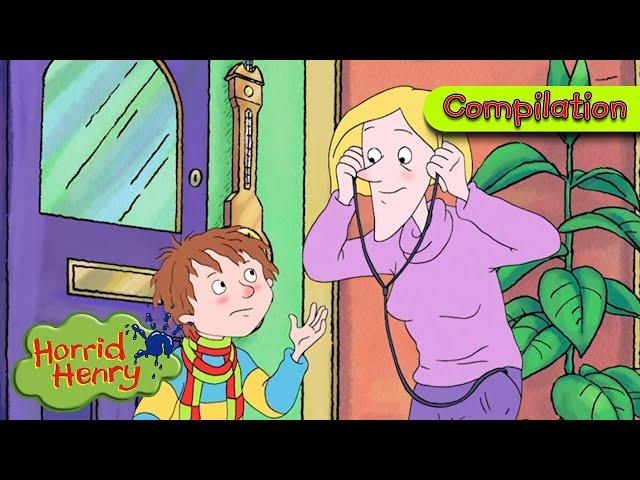 Henry Gets A New Babysitter | Horrid Henry Compilation | Cartoons for Kids