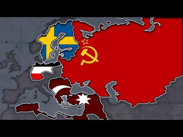 German & Swedish & Ottoman Empires Vs Soviet Union - HOI4 Timelapse