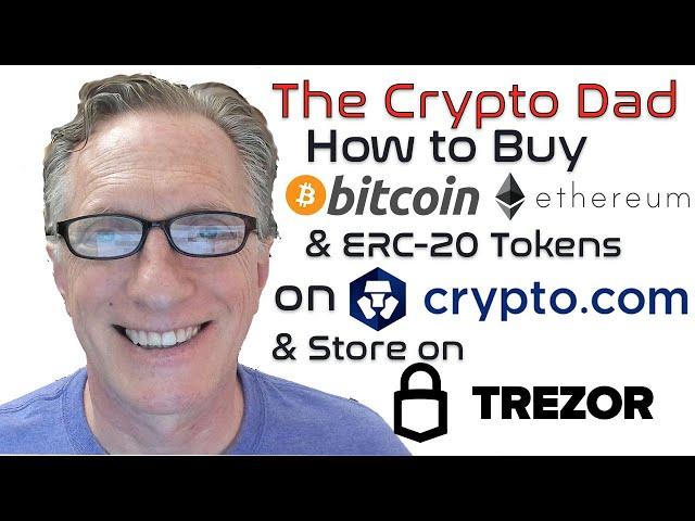 How to Buy Bitcoin, Ethereum, & ERC20 Tokens on Crypto.com & Store in a Trezor Hardware Wallet