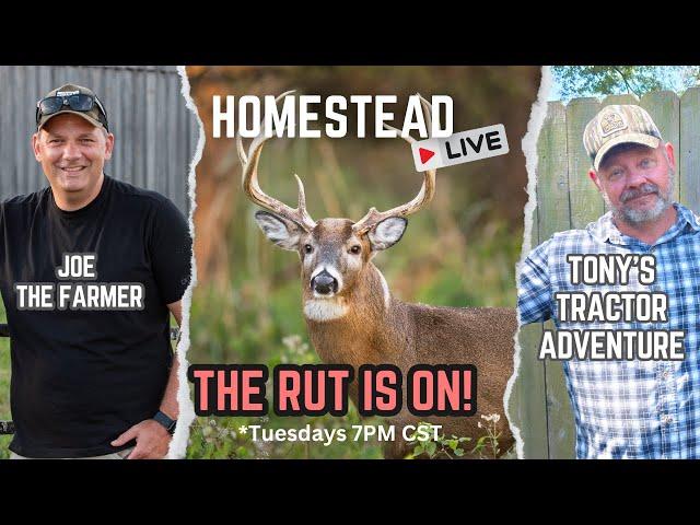 Let's Talk The Whitetail RUT!  Join Us LIVE!