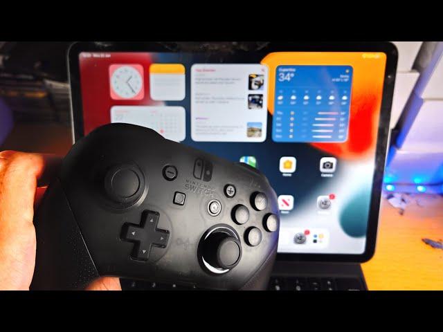 How To Connect Nintendo Switch Pro Controller to iPad!
