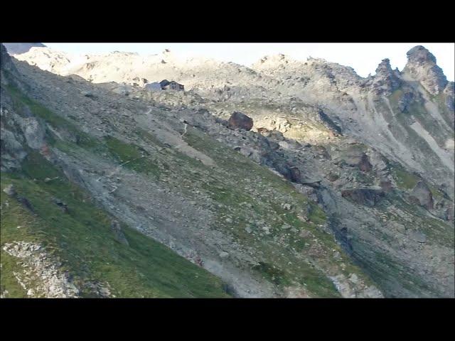 Walking to the Cabane Aiguille Rouge