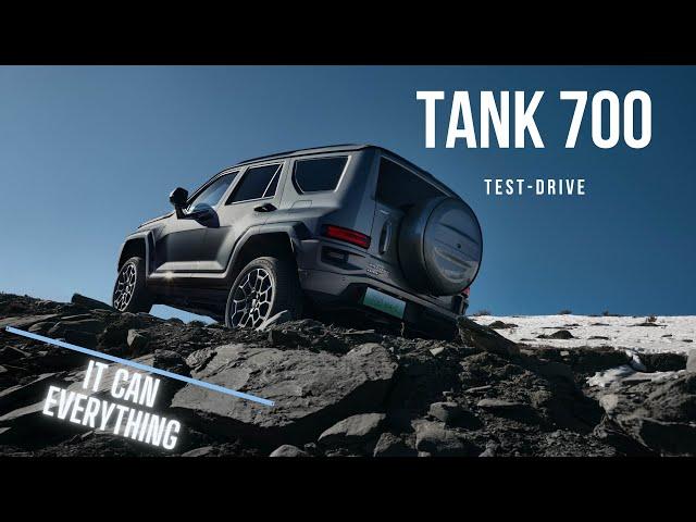 TANK 700. A new level of off-roading. It can do anything. #tank #tesla #offroad  #car #review