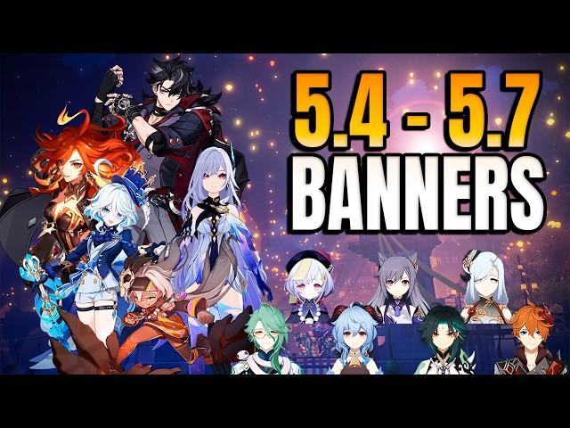 NEW UPDATE! Changed 5.4 To 5.7 Banner ROADMAP! New Info Wriothesley, Furina, Skirk - Genshin Impact