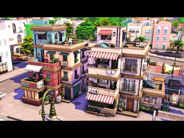 Ciudad Enamorada Apartment Complex | The Sims 4 Lovestruck Speed Build