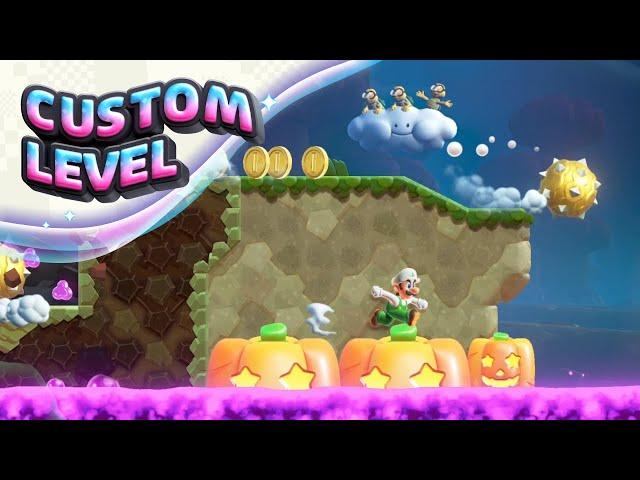 Super Mario Bros. Wonder Custom Level - "Spiny Spires"