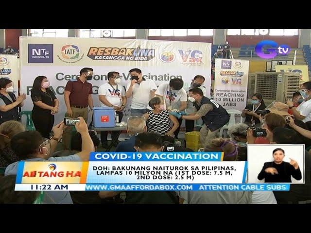 Philippines tops 10M COVID-19 vaccine doses administered | BT